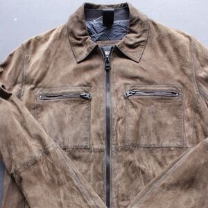 Hugo Boss mens suede jacket